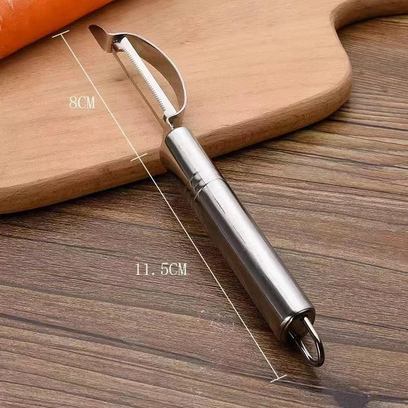 Stainless Steel Paring Knife Household Potato Scraper Multi-functional Fruit and Vegetable Peeler Grater Kitchen Kitchen Items