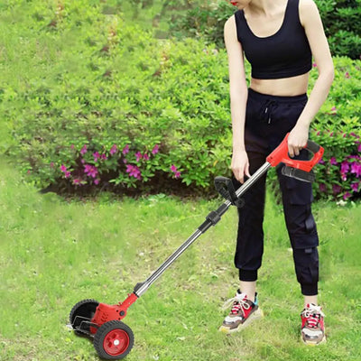 24V 2000mAh Battery Supply Rechargeable Telescopic Rod D-Shaped Handle Weed Trimmer Cordless Electric Weed Lawn Eater Edger