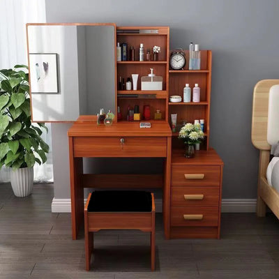 Dressing Table Small Apartment Dresser Modern Makeup Mirror Storage Cabinet 옷장