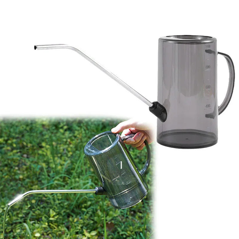 Small Watering Can for Indoor Plants Stainless Steel Long Spout, Perfect for House Plant Flowers & Gardens