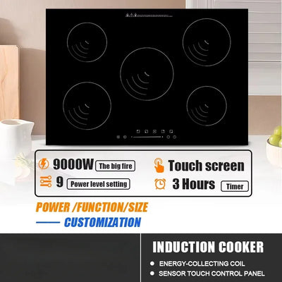 Kitchen appliances 5 burners induction cooker high quality multi induction cooker cooker