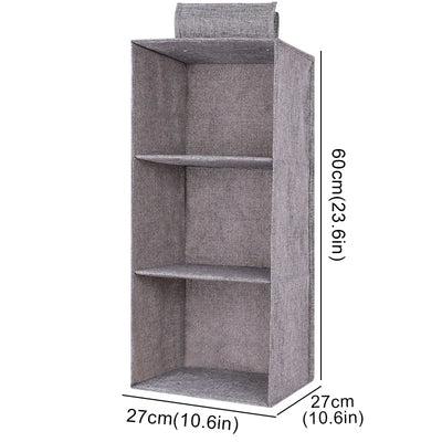 New creative household clothes hanging drawer box underwear finishing storage Collapsible Storage Shelves Closet Organizer