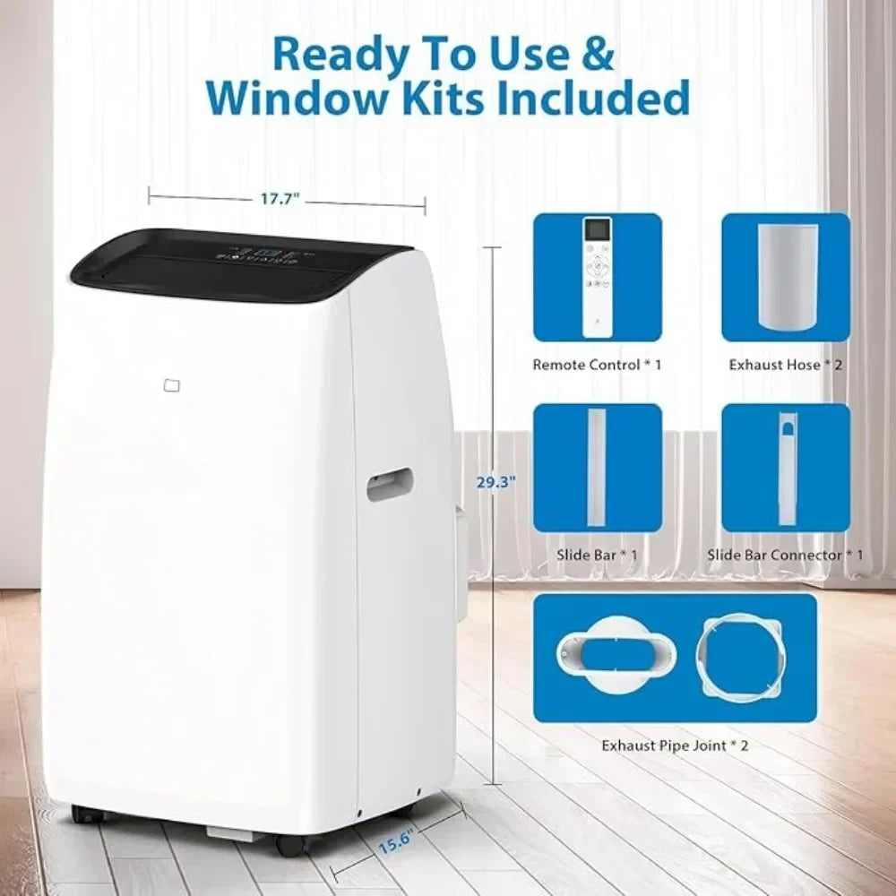 Portable Air Conditioner Smart Inverter AC Units with Remote &  24 Hrs Timer Air Conditioner