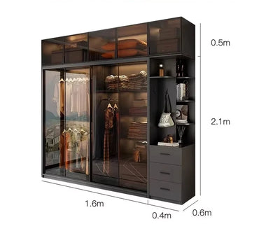 Minimalist Shelve Wardrobes Organizer Underwear Nordic Storage Open Closets Cabinet Modern Pedicure Guarda Roupa Home Furniture