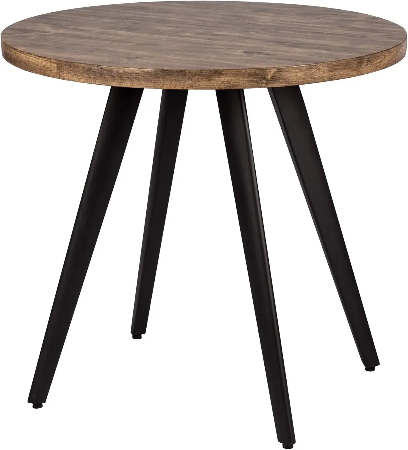 Round Dining Table, 31.5" Small Kitchen Table for 2-4 Person, Mid Century Modern Dining Table with 1.4" Thickness Wood