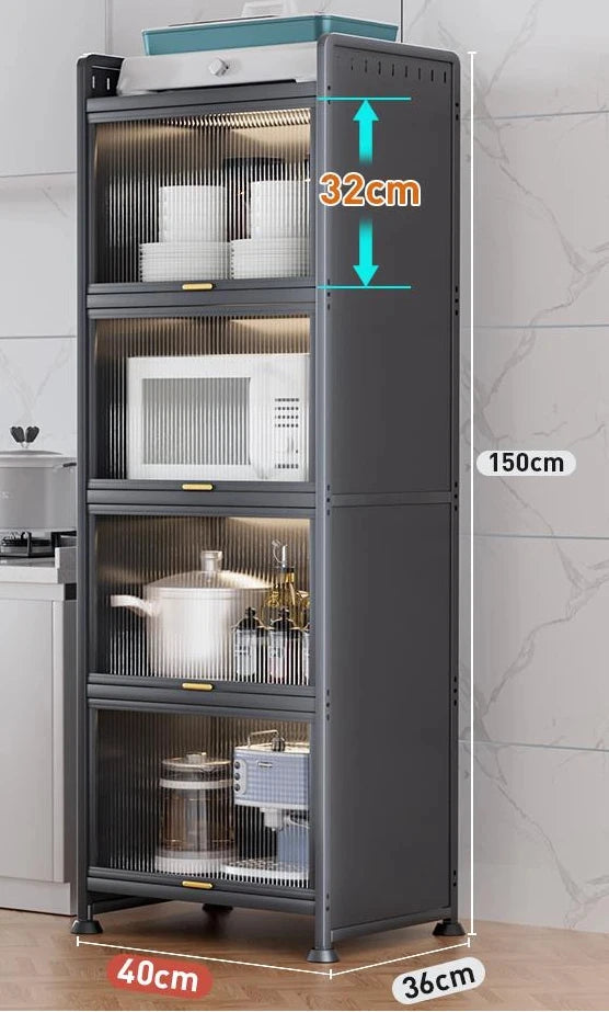 Kitchen Storage Rack Multi-functional Gap Cabinet Multi-layer Cabinet Gap Side Storage Cabinet Cupboard