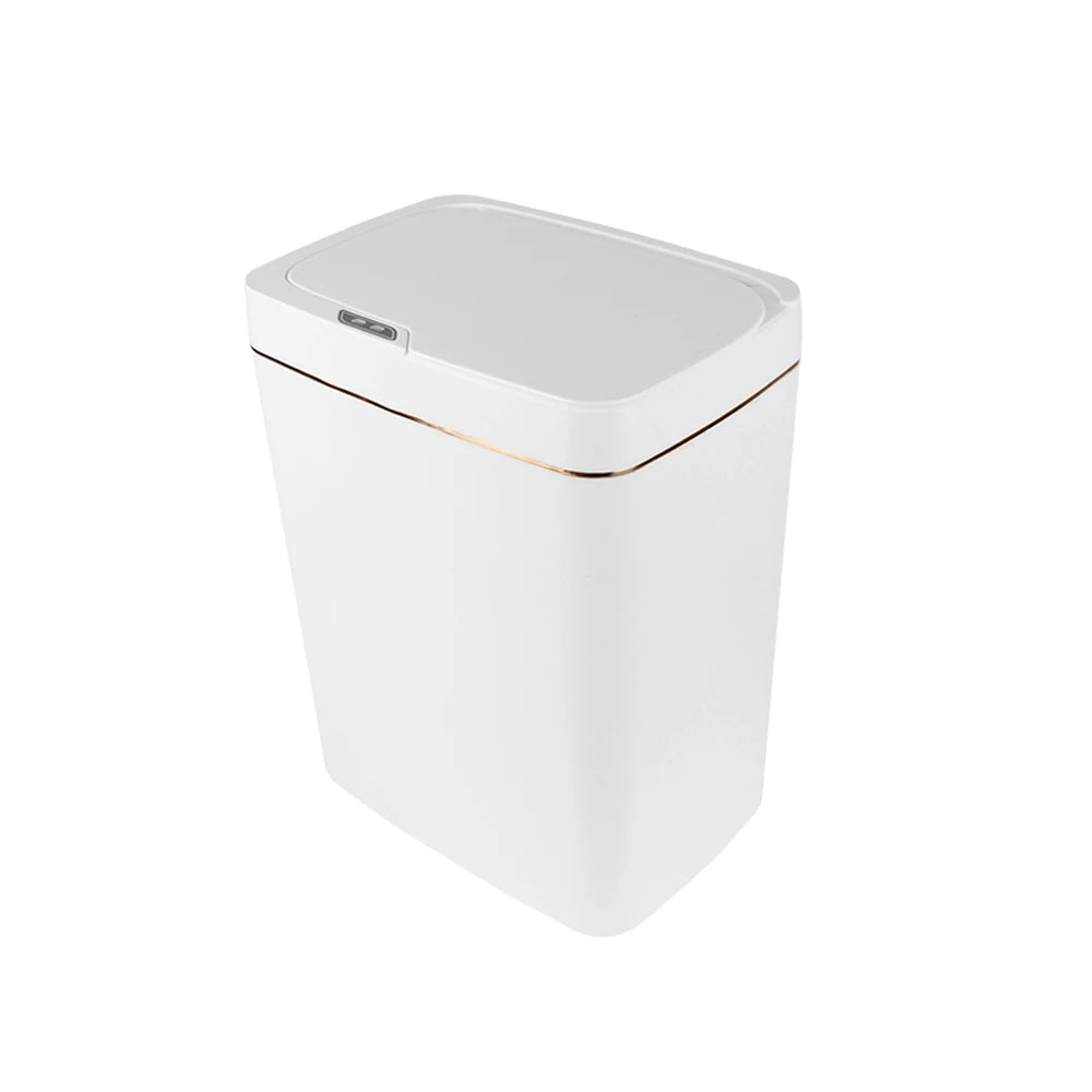 Smart Trash Can With Lid 18L for Kitchen Bathroom Bedroom Automatic Bagging Touchless Smart Sensor Garbage Bin