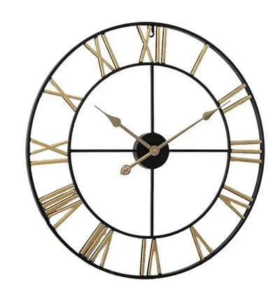 Retro Wall Clock for Bedroom Decoration, Living Room, Home, Modern, Minimalist, Light, Luxury, Creative, 50cm