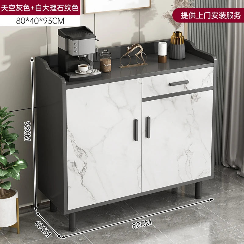 Luxury Wood Pantry Cabinet Sideboard Wine Corner Display Mobile Coffee Cabinet Drawer Dressers Kitchen Mueble Para Tv Furniture