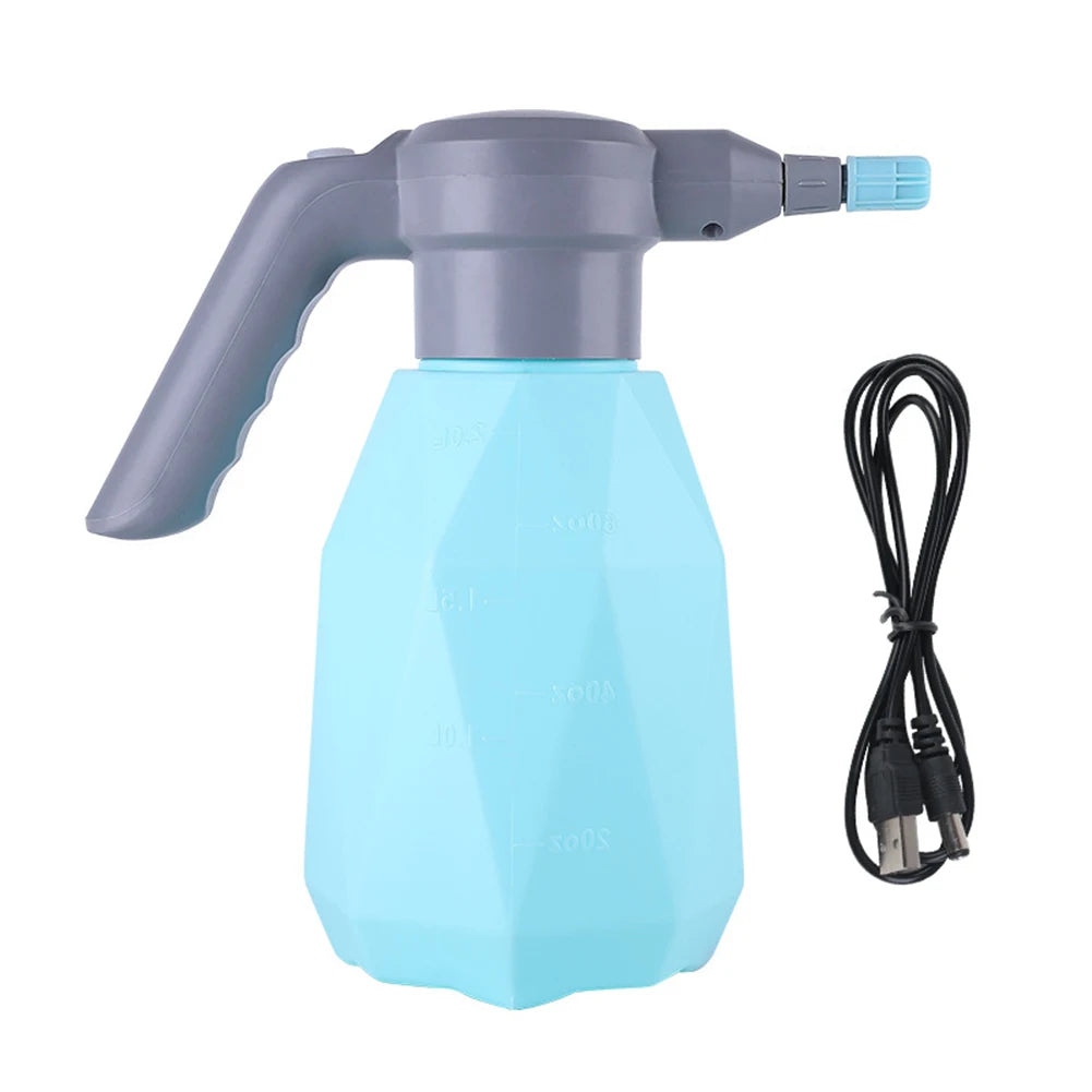 2L Electric Garden Sprayer Watering Can Automatic Atomizer Plant Mister Spray Bottle 2000mA USB Recharge Agricultural Irrigation