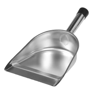 1Pc Thickned Dustpan Stainless Steel Shovel Hand-Held Garbage Shovel Home Shovel Dust Pan Trash Steel Metal Shovel Pedicure Tray