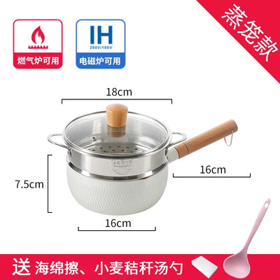 Ceramic Noodles Pumpkin Pot Rice Noodles Cookers Cooking Lazy Hotpot Fondue Warmer Cache Pot Milk Tachos De Cozinha Kitchenware