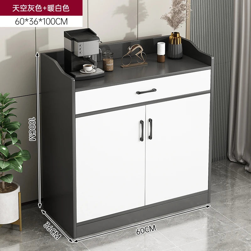 Luxury Wood Pantry Cabinet Sideboard Wine Corner Display Mobile Coffee Cabinet Drawer Dressers Kitchen Mueble Para Tv Furniture