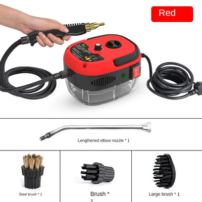 2500W Steam Cleaner High Temperature Pressurized Steam Cleaning Machine for Air Conditioning Hood Car Cleaner Home Appliance