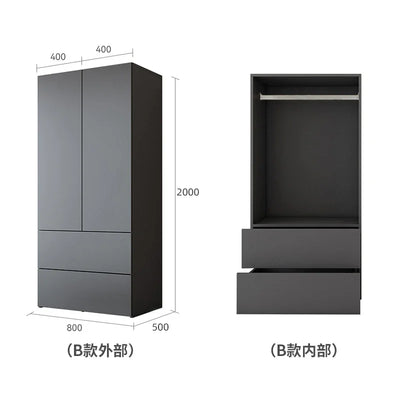 Waterproof Clothes Wardrobe Organization Bedroom Luxury Systems Wardrobe Living Room Shelf Dressers Szafa Na Ubrania Furniture