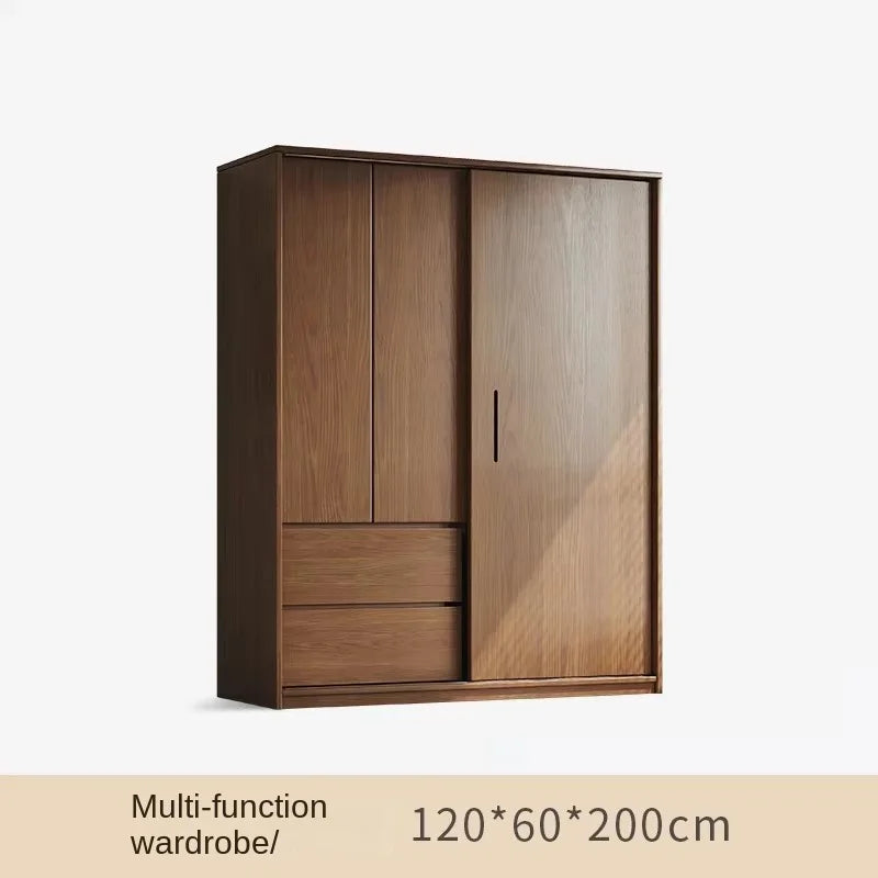 Aesthetic Wood Wardrobes Orgnizer Quiet Nordic Closet Organizer Wardrobes Bedroom Storage Clothes Guarda Roupas Furniture Home