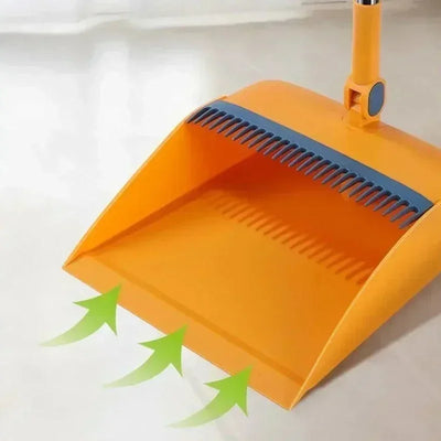 Broom and dustpan set combination household broom non-stick hair Dustpan Dustpan Garbage shovel broom Dustpan set