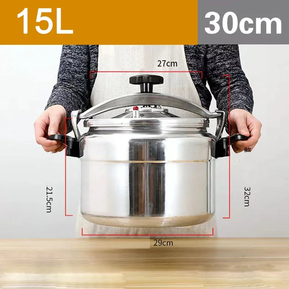 Commercial Large Capacity Pressure Cooker, Stew Pot, Kitchen Cookware, Safety Pan, Induction Cooker, 9-60L