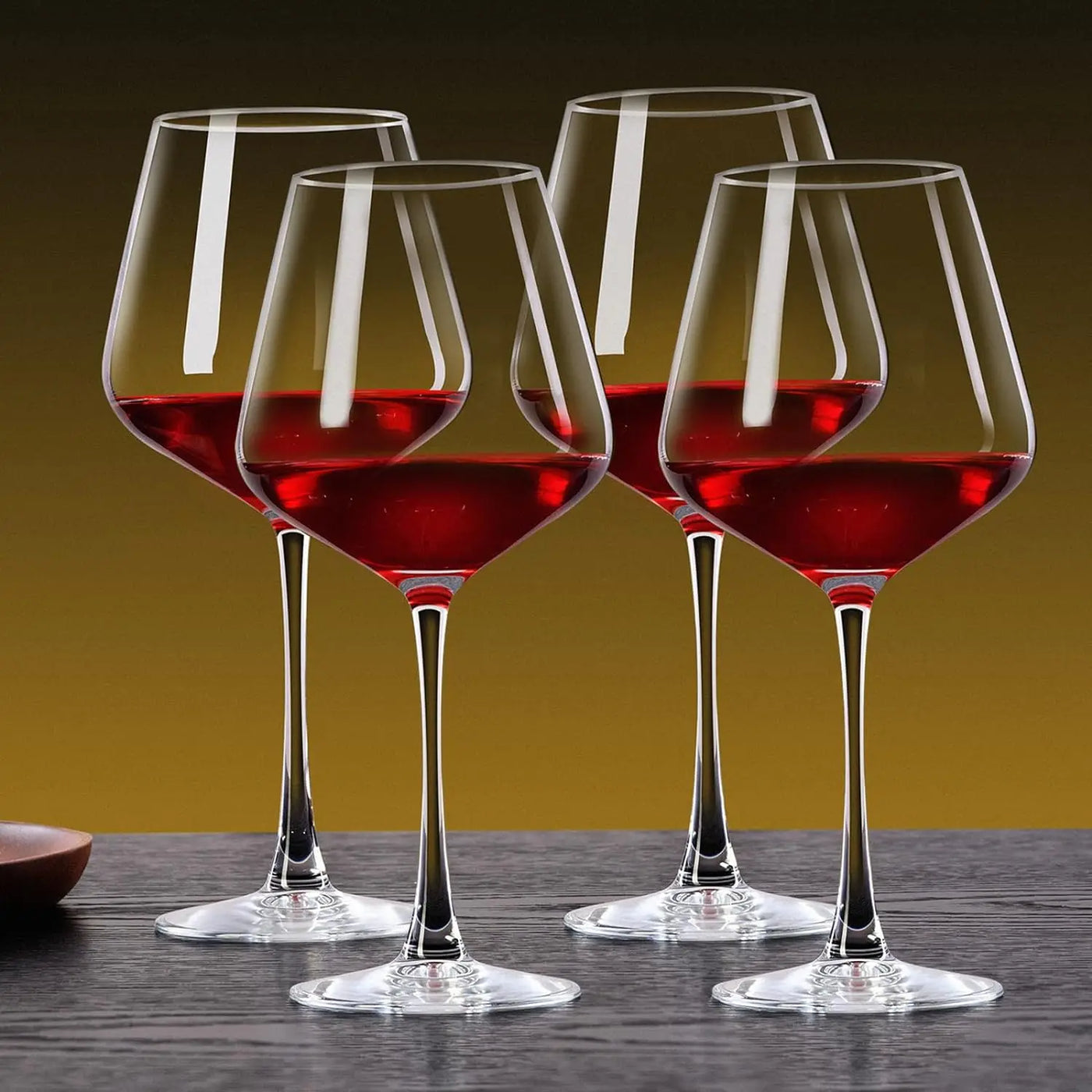 GIANXI 460ML Home Party Wine Glasses Transparent Glass Cup Household Soju Glass Beverage Liquor Goblet KTV Bar Supplies