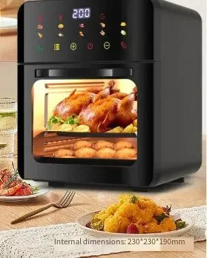 Smart 20L Air Fryer Oven Digital Support Customized Service Hot Deep Fryer Oven with Observation Window