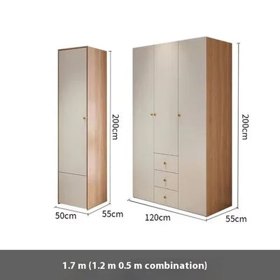 Bedroom European New Wardrobe Luxury Modern Luxury Large Clothes Storage Wardrobe Portable Nordic Guarda Roupa Unique Furniture