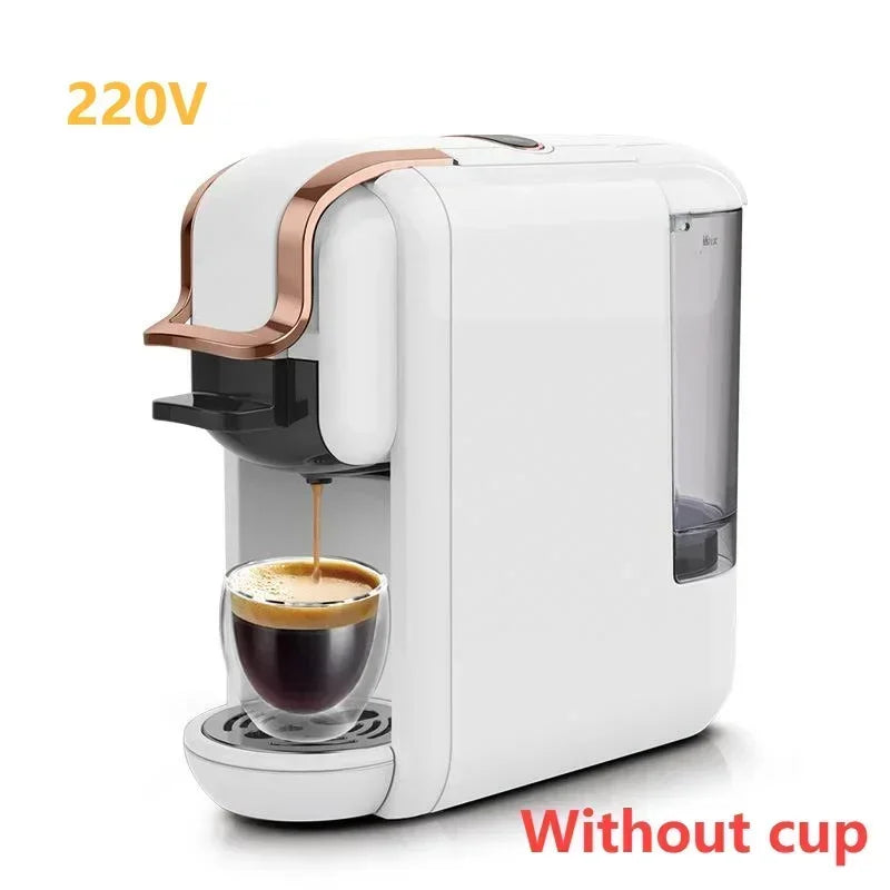 220V 1450W 600ml 19Bar 4 In 1 Multi Capsule Coffee Machine Cold Hot Milk Italian Portable Nespresso Capsule Coffee Machine