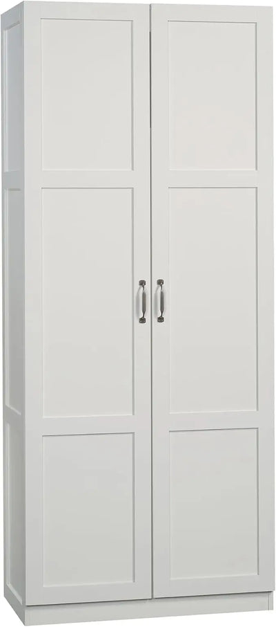 Storage cabinet, kitchen storage cabinet with adjustable shelf, highland oak