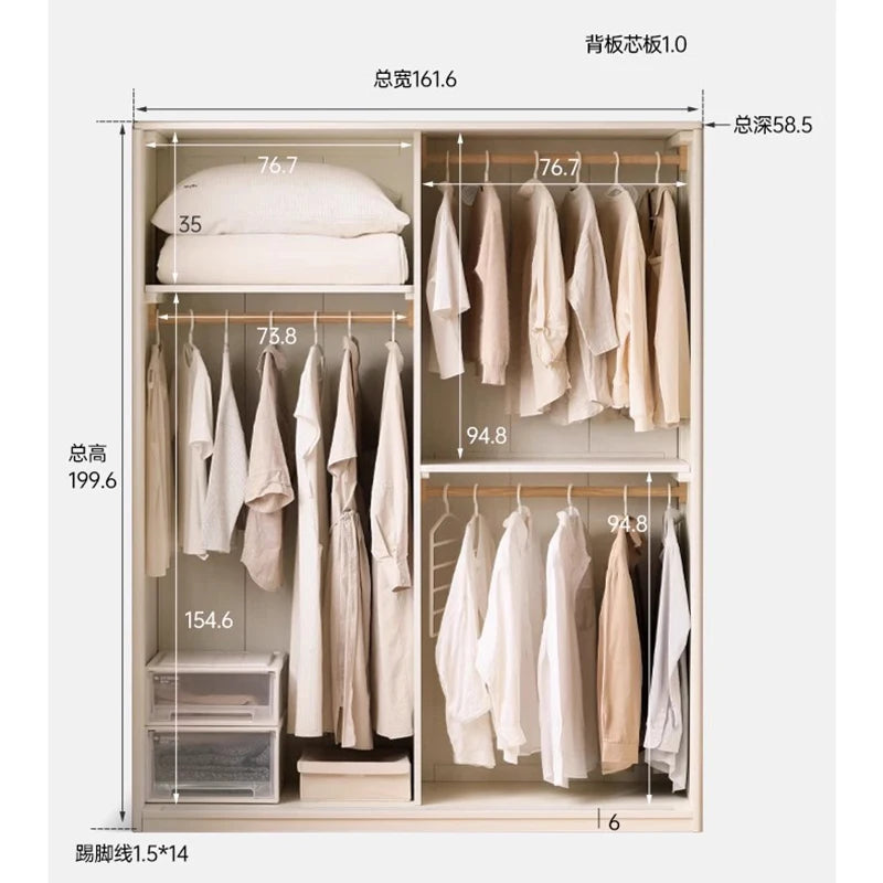 Portable Wardrobe Open Cupboards Single Cheap Bedrooms Wardrobes Living Room Cabinets Dresser Closet Organizer The For Clothes