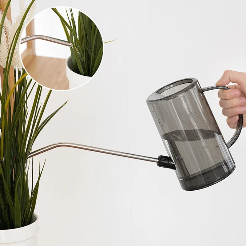 Small Watering Can for Indoor Plants Stainless Steel Long Spout, Perfect for House Plant Flowers & Gardens