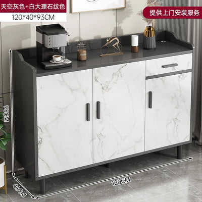 Luxury Wood Pantry Cabinet Sideboard Wine Corner Display Mobile Coffee Cabinet Drawer Dressers Kitchen Mueble Para Tv Furniture