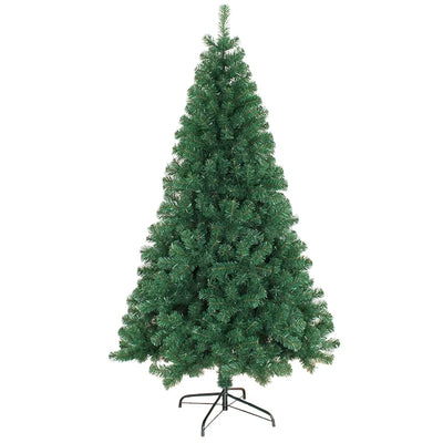 7ft/6ft/5ft Artificial Christmas Tree 210cm/180cm/150cm Flame Retardant Fir Tree Solid Metal Stand Large Tree