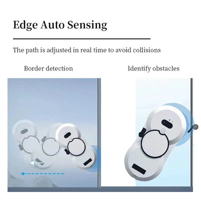 Double-sided Glass Cleaning Robot Vacuum Cleaner Water Spray Window Cleaning Robot High Suction Smart Electric Window Cleaner