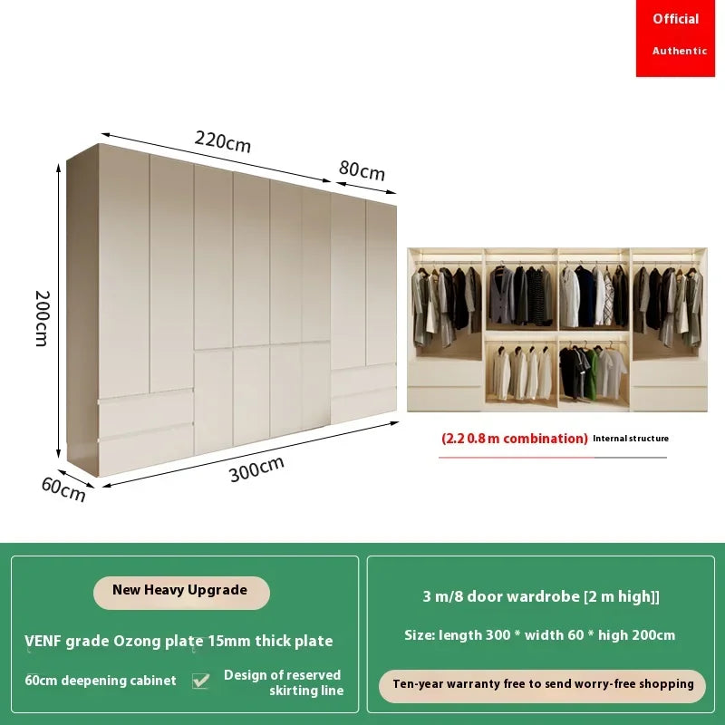 Big Cubes Tall Wardrobes Clothes Women Nordic White Cabinets Bedroom Wardrobes Armoire Wooden Guarda Roupas Bedroom Furniture