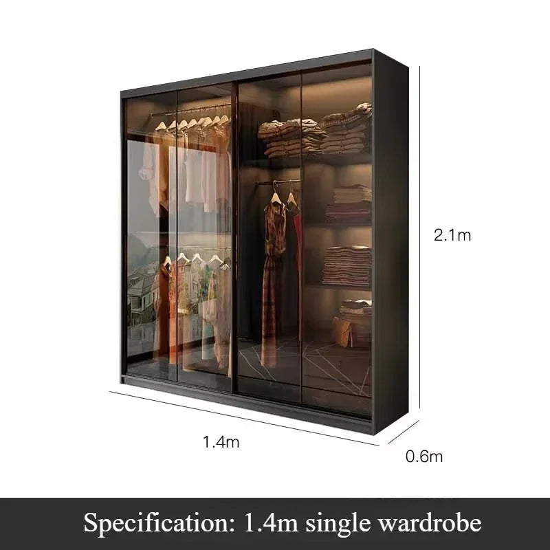 Shelf Shelve Wardrobes Organizer Underwear Nordic Storage Open Closets Cabinet Modern Ropero Armable De Ropa Bedroom Furniture