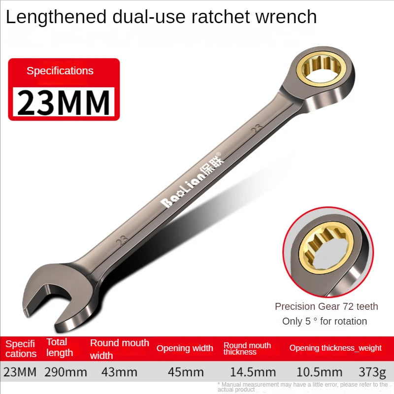 Universal Torx Wrench Adjustable Torque 8-22mm Ratchet Spanner for Bicycle Motorcycle Car Repair Tools Mechanical Tool