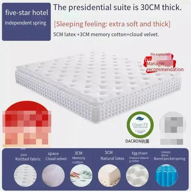 Springs Queen Size Mattresses Bedroom Luxury Double Single King Size Mattress Children Spring Soft Colchones Topper For Bed