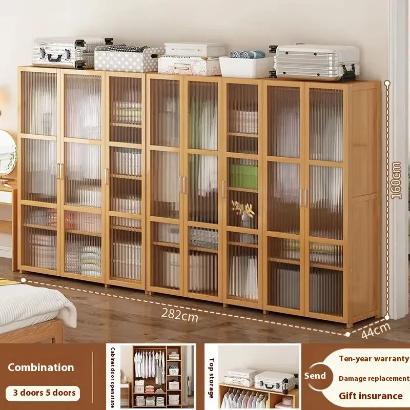 Wardrobe Wardrobe Bedroom Single Sliding Door Home Small Closet Closets And Cabinets Storage Cabinet Armored Room Set Furniture