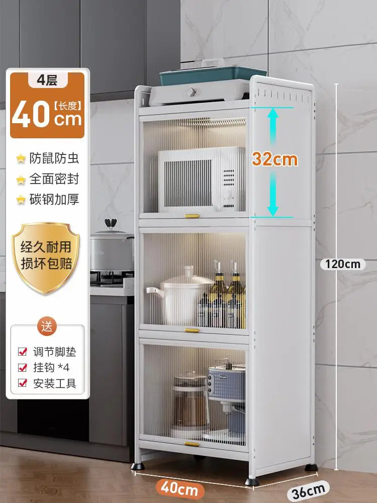 Kitchen Storage Rack Multi-functional Gap Storage Cabinet Multi-layer Storage Cabinet Gap Side Storage Cabinet Cupboard