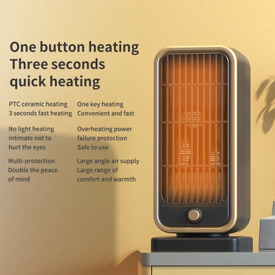 Electric Home Heater Appliance PTC Heating Hand Foot Warmer Portable Heater for Room 220V Household Vertical Heaters