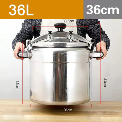 Commercial Large Capacity Pressure Cooker, Stew Pot, Kitchen Cookware, Safety Pan, Induction Cooker, 9-60L