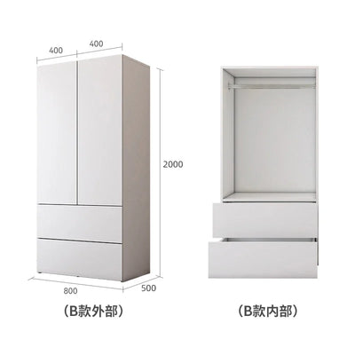 Waterproof Clothes Wardrobe Organization Bedroom Luxury Systems Wardrobe Living Room Shelf Dressers Szafa Na Ubrania Furniture