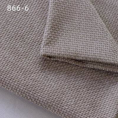 Thick Woven Pattern Chenille Sofa Fabric By The Meter for Upholstery Pillowcase Cushion Diy Sewing Soft Cloth Plain Khaki White