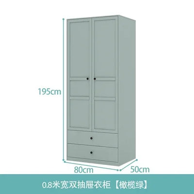 Solid Wood Wardrobes Stand Bedroom Kids Clothes Girl Wardrobe European Drawer Schrank Schlafzimmer Furniture For Bedroom