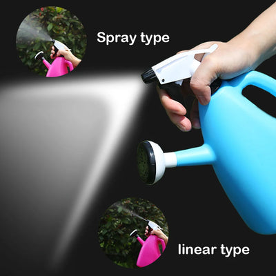 Dual-Purpose Watering Can 4 Colors Multi-Purpose Watering Can for Home Gardening Spray Watering Can Balcony Pot Sprinkler Tool