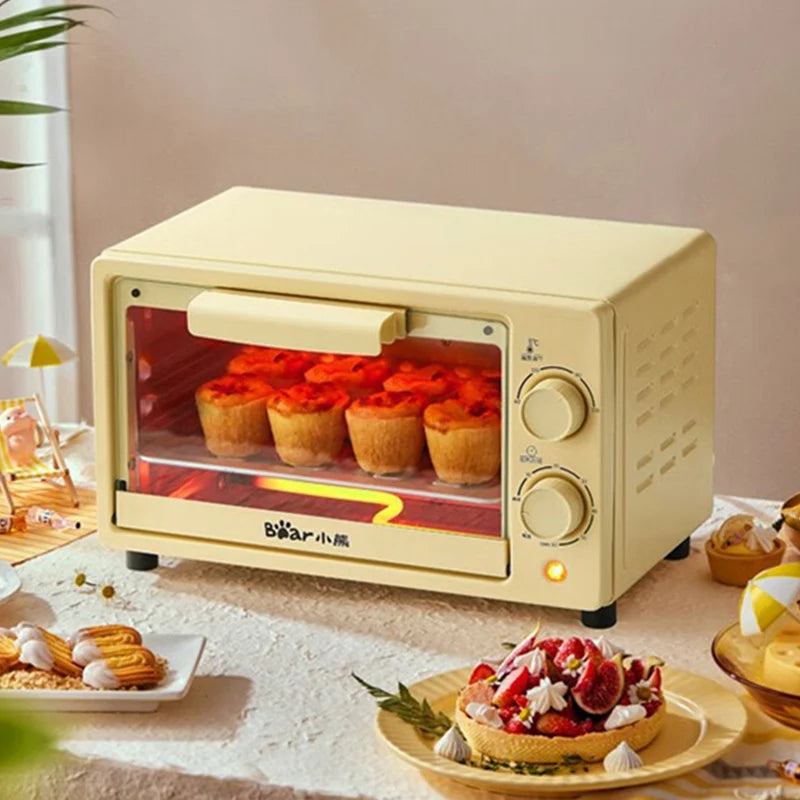 Bear F10R6 Home multifunctional electric oven 2024 small mini electric oven 10L large capacity baking bread cake oven