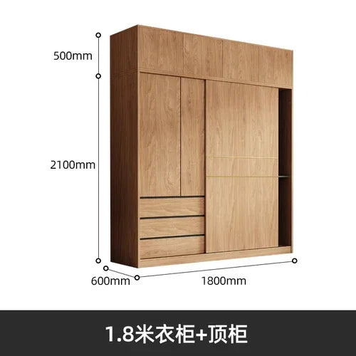 Multifunction Wood Wardrobe Clothes Children Girls Sliding Doors Hotel Wardrobe Bedroom Closets Szafa Na Ubrania Home Furniture