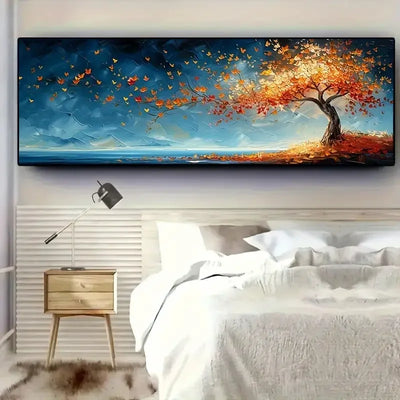 Extra-Large Tree Of Life Canvas Print - Contemporary Geometric Wall Art For Living Room, Bedroom, Kitchen & Bathroom Decor - Fra