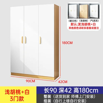 Luxury White Wardrobes Storage Hanging Room Organization Wardrobe Bedroom Wooden Ropero Armable De Ropa Home Furniture