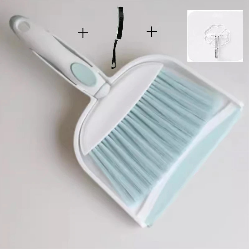 Cleaning Brush Set Miniature Toys Cleaning Dustpan Hand Broom Suits for -Toddlers Mini Sweeping Brush Easy to Use