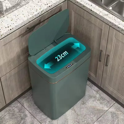 Intelligent trash can in living room and kitchen large capacity and High face value leak proof open and close automatic sensing